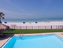 a large pool of water